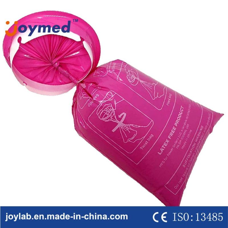 Disposable Vomit Bags 1000ml Soothing Pink for Car Motion Sickness Emesis Bags Nausea Bags Travel Motion Morning Sickness Kids