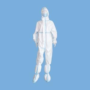 Coverall Disposable Anti-Epidemic Antibacterial Isolation Suit for Medical Staff Protective Clothing Dust-Proof Coveralls Antistatic