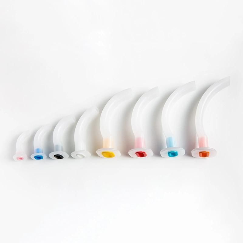 Medical Disposable Color Coded Oropharyngeal Guedel Airway Tube with Different Size