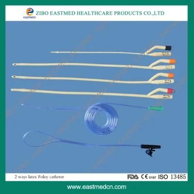 2 Ways Latex Foley Disposable Medical Double Lumen Bronchial Tube Endobronchial Catheter