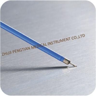 Single Use Sclerotherapy Injection Needle Coated Spring Tube with Ce Marked