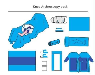 Disposable CE and ISO13485 Approved Sterile Knee Arthroscopy Surgical Pack