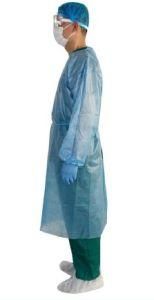 Medical Waterproof/Plastic CPE/Poly/PE/Scrub/Operation/PP Isolation Clothing High Quality Non-Surgical Hospital Isolation Gown Medical