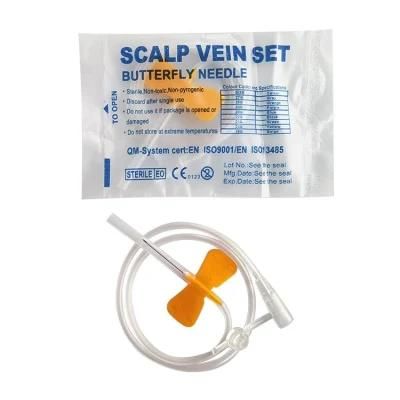 Medical Equipment Disposable Scalp Vein Set Infusion Needle, Butterfly Scalp Vein Set