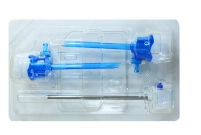 Laparoscopic Disposable Accessories Disposable Trocar with 2 Sleeves Trocar Kits 2t052-CT-F