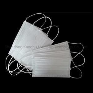Kanghu White Mask Disposable Medical Mask for Non Sterilized Adult Students