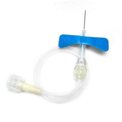 23G Blue Color Hospital Winged Drip Disposable Scalp Vein Set