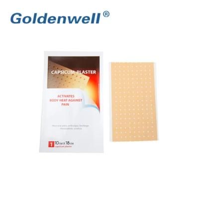 Best Quality 100% Cotton Capsicum Pain Relief Heat Patch Plaster