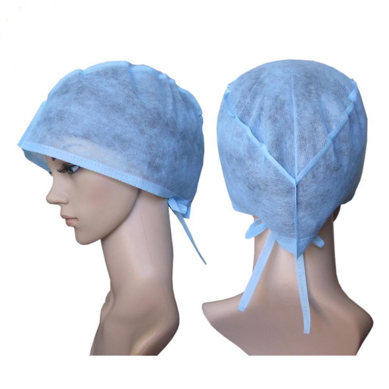 Disposable SMS SBPP Doctor Cap/Nonwoven Surgical Cap with Ce Certificate