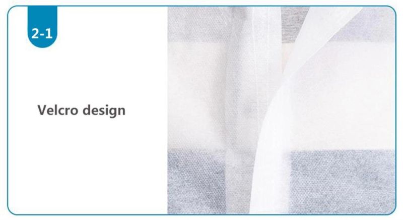 Cotton Knitted Collar Laboratory Coats White Laboratory Coats for Single Use