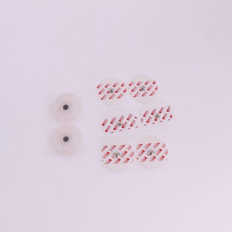 Disposable ECG Electrodes Dry ECG Electrode Pad or Gel