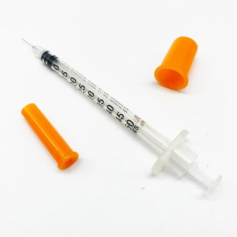 Medical Plastic Insulin Syringe for Diabetes