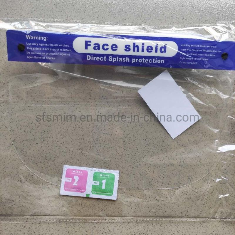 Pet Food Grade Medical Protective Face Shield Ce 