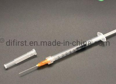 New 2021 Medical Disposable Plastic Auto-Disable Vaccine Injection Syringe with Needle 1ml