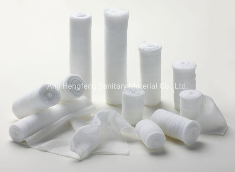 Disposable Medical Elastic PBT Conforming Bandage Web Roll Bandage with CE FDA