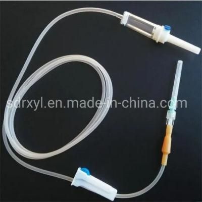 Disposable Infusion Set with Hypodermic Needle &amp; Latex Tube