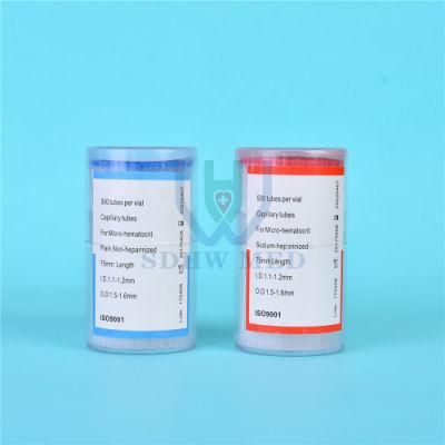 Good Price Non Heparinized Blood Draw Micro Haematocrit Glass Capillary Tube