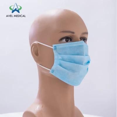 Safety 3-Ply Disposable Medical Surgical Anti Dust Face Mask for Protection