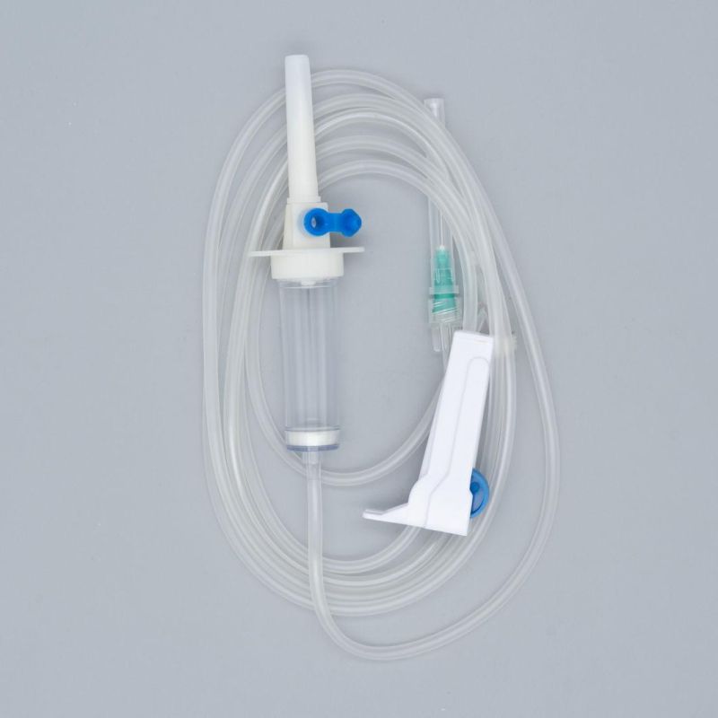 CE ISO FDA Disposable IV Infusion Set with Needle Y Site Port 20 Drops 60 for Baby Giving