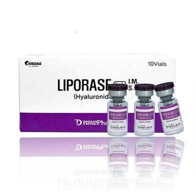 Korea Skin Care Sodium Anti Lyase Remove Ha Hyaluronic Acid Dissolving Liporase Hyaluronidase Dissolver Injection