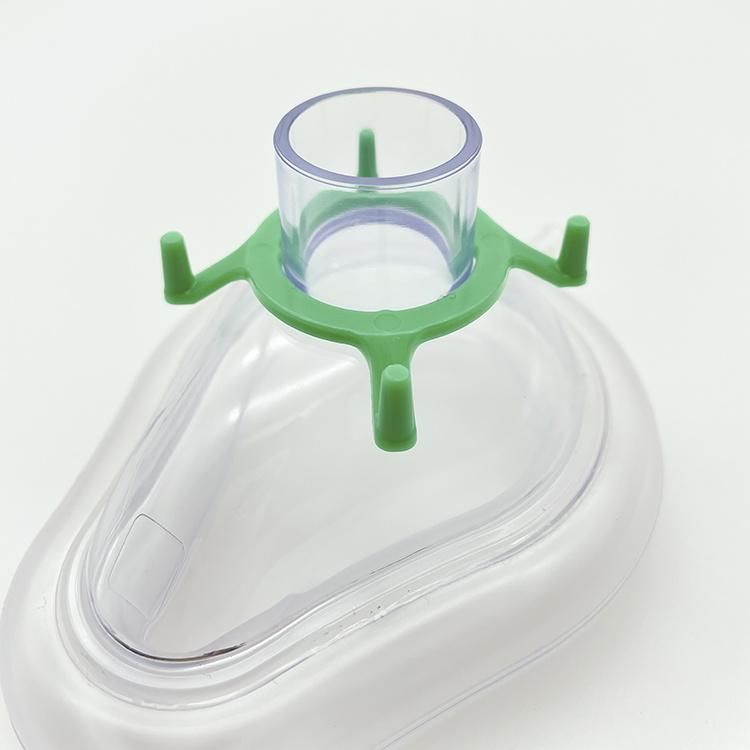 Comfortable Transparent Hospital Anesthesia Mask