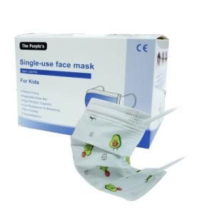 White List Factory3 Ply Mixed Color Mask Type Iir Surgical Mask for Kids Disposable Face Mask ISO 9001 ISO 13485