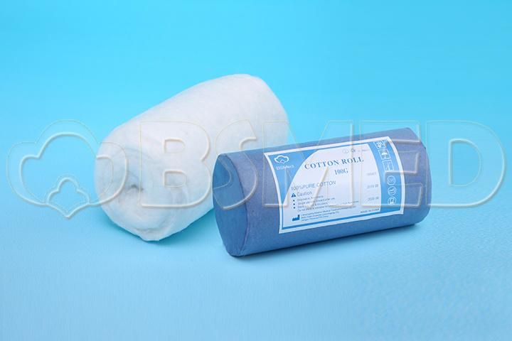 Medical Supply Products High Absorbency Cotton Roll with Ce ISO FDA Certificated