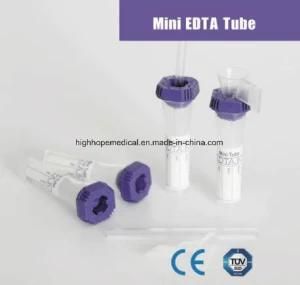 Ce Approved Medical Disposable Mini EDTA Tube
