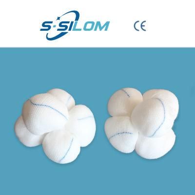 Medical Disposable 100% Cotton Absorbent Gauze Ball with X-ray