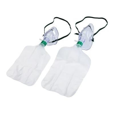 CE ISO Approved Medical Disposable Oxygen Mask with Reservoir Bag