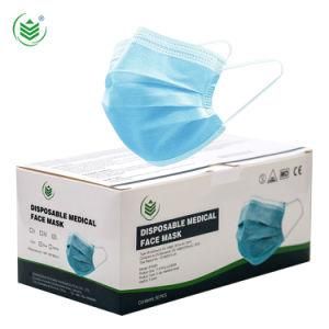 Ruiyang Pharmaceutical Factory ISO13485 3ply Disposable Surgical Face Mask Type Iir Mascarilla with CE Certification TUV Bfe 99.6%