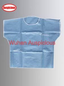 Disposable SMS Non Woven Surgical Scrub Suit /Three Pockets /Round Collar