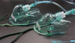 Disposable Medical Grade PVC Oxygen Mask with Tubing