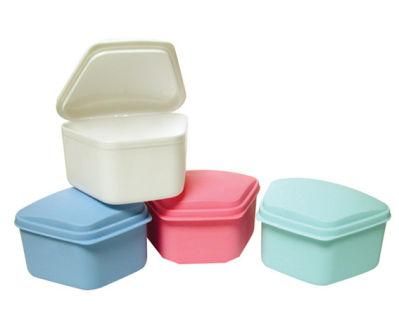 Plastic Dental Retainer Case, Retainer Box, Denture Box