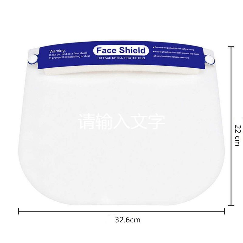 Wholesale PPE Face Shield Transparent Anti Fluids Protective Cover