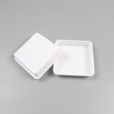 11.5X11.5X2.3 Cm Disposable Plastic Tray for Medical Hospital
