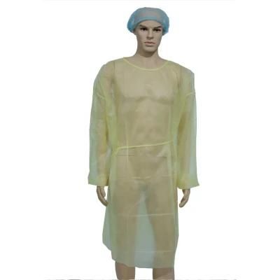 Original Factory Disposable Non-Woven Isolation Gown Elastic Cuff with Promotional Price