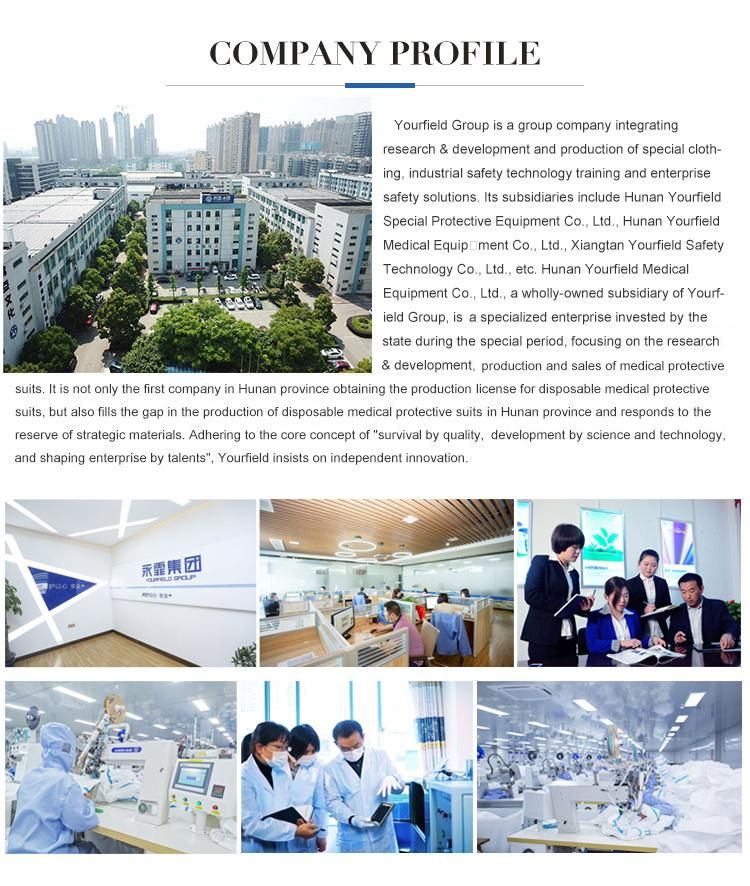 Factory Sale SMS Disposable Surgical Gown with Rib Cuff