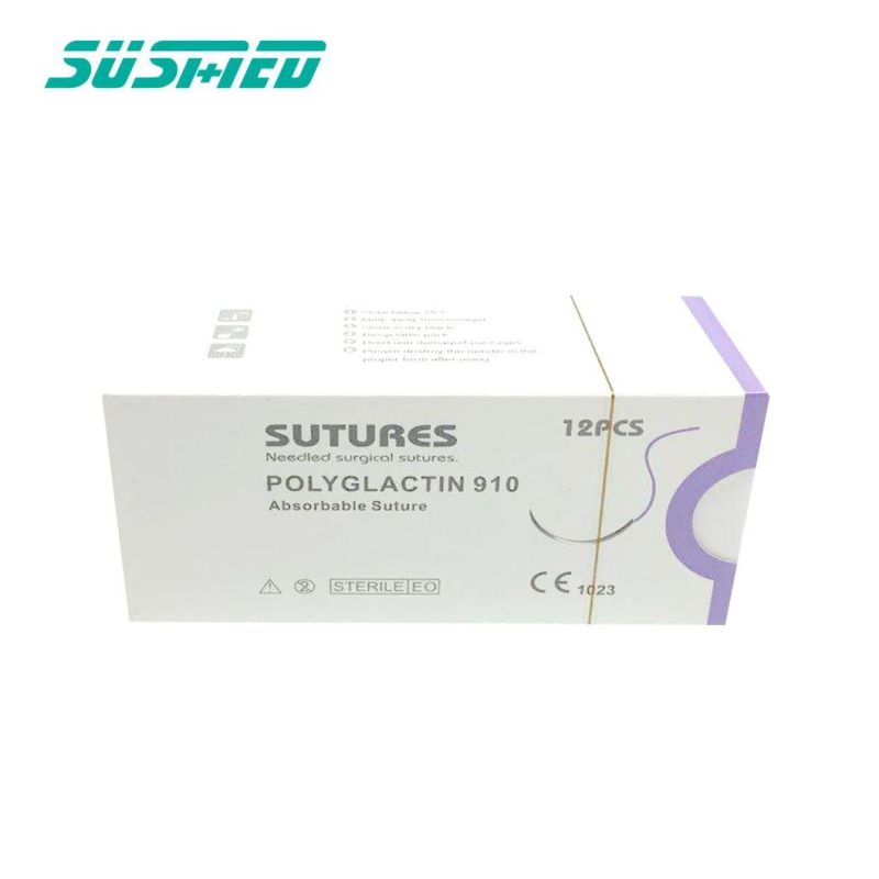 Disposable Medical Sterilised Surgical Suture with Needle