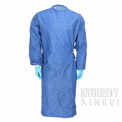 Anti-Static Disposable Hospital Sterile SMS Theatre Isolation Gown Surgical Gown - Standard
