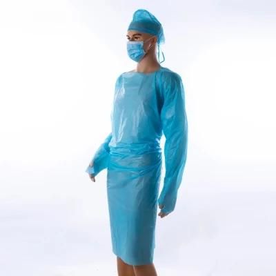 Medical Disposable CPE Isolation Gown for Hospital