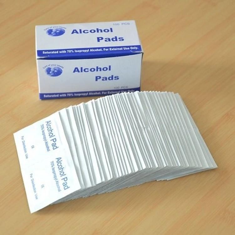 Sterilized Alcohol Prep Pads Wet Wipes