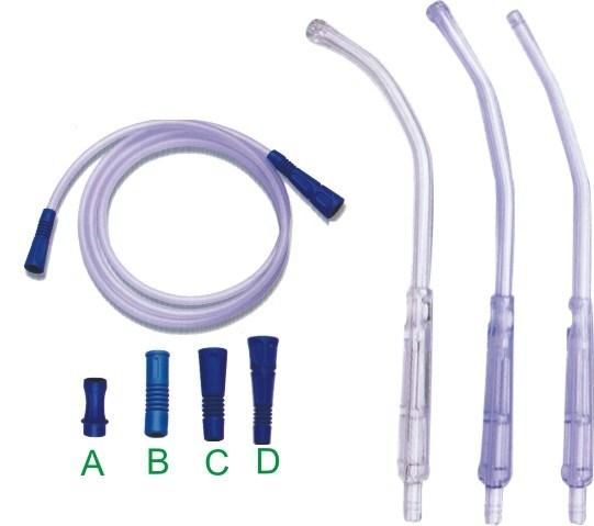 Disposable Suction Connecting Tube with Yankauer Handle