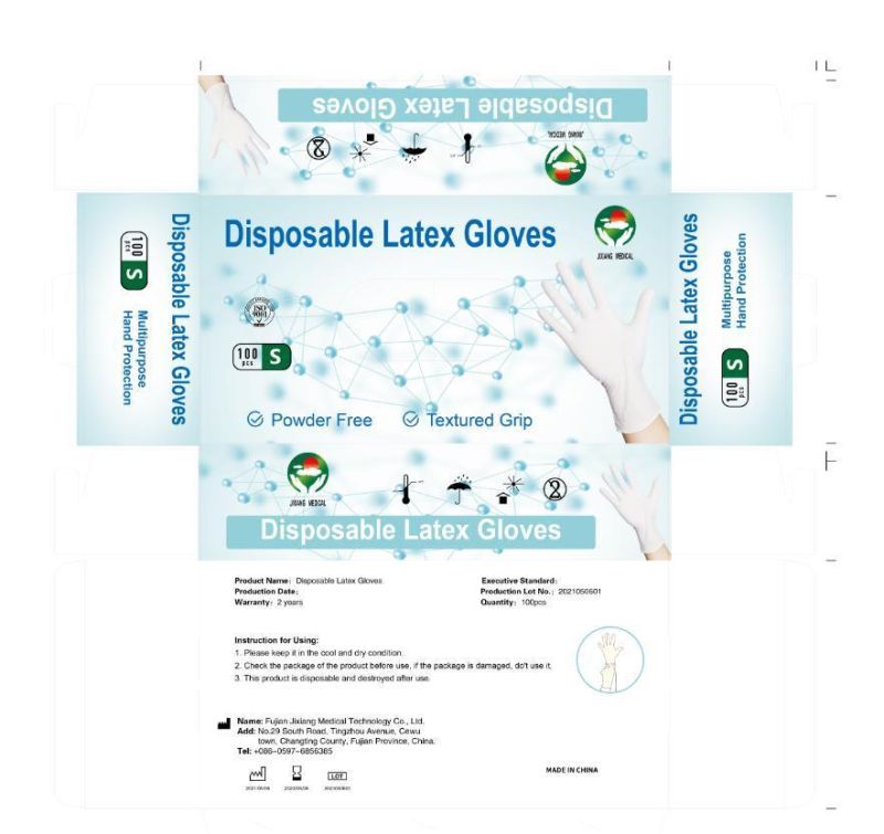 Disposable Medical or Non Medical Latex Examination Gloves Powder Free Latex Gloves