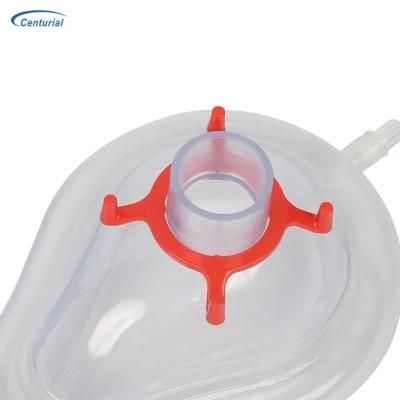 Medical Supplies Anesthesia Mask with Inflation Valve to Adjust Air Volume