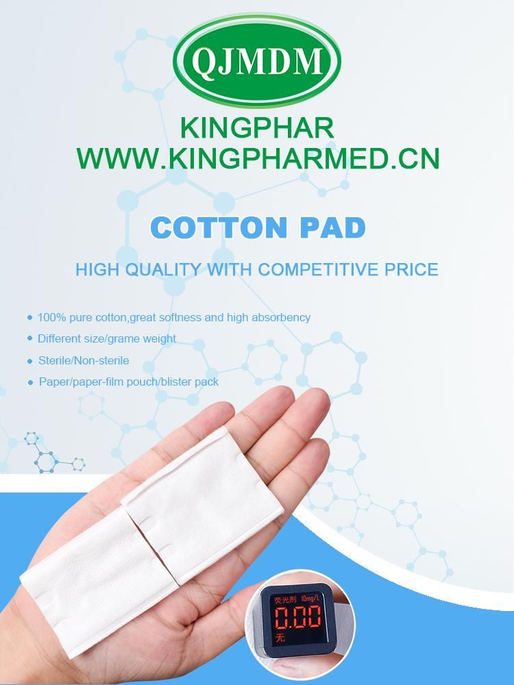 Soft Ultra Thin Face Cotton Pad for Women Absorbent Cotton Pads Facial Cotton Makeup Pads for Medical Disposable Use with ISO 13485