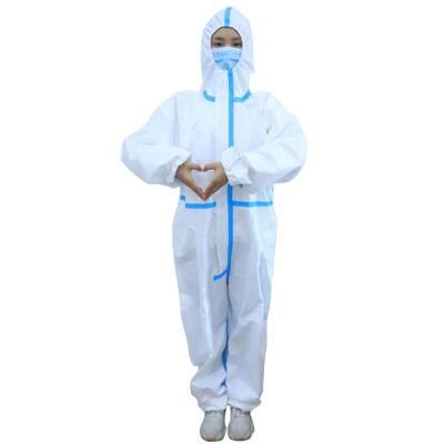 China Single Use Safety Disposable Medical Coveralls Manufactures