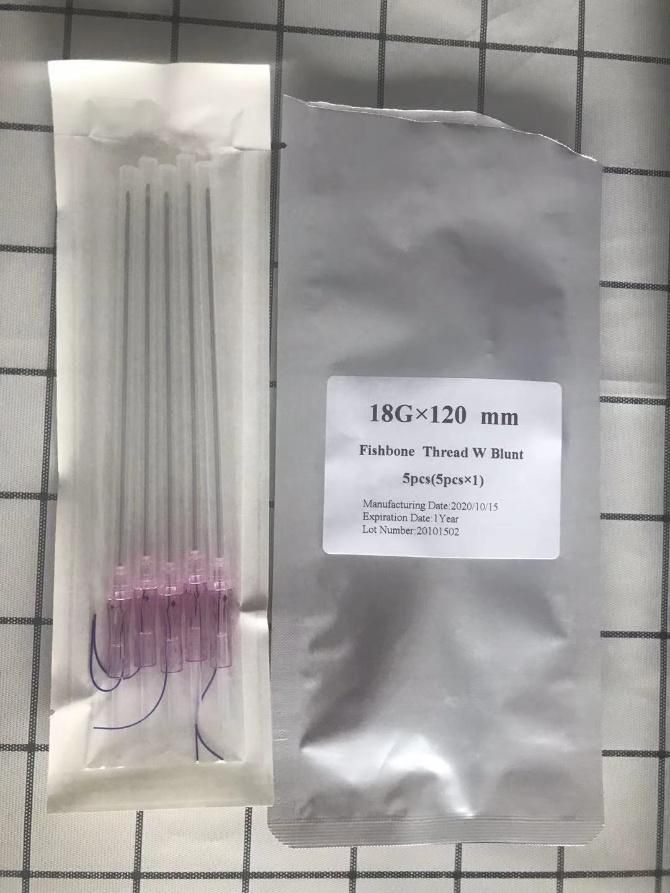 Pdo Threads 29*380mm for Double Chin Under Skin Tightening Treatment Procedure