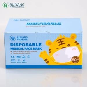 ISO 13485 Disposable Earloop Non-Woven Children Mask with CE TUV Certifications