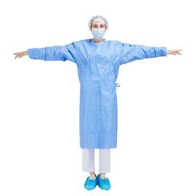 Non Woven Fabric Disposable Medical Surgical Gown Surgical Clothing for Hospital